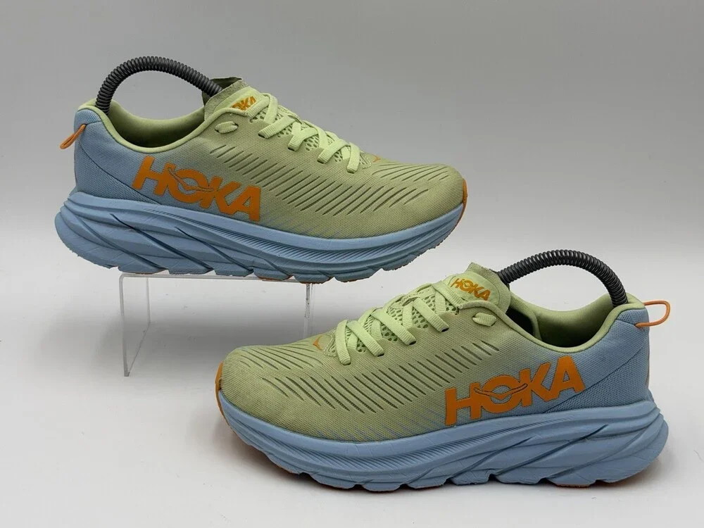 Hoka One One Rincon 3 Women's Size 7B Yellow Blue Orange